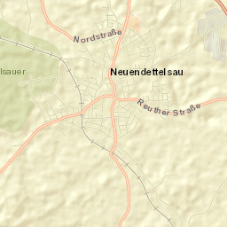 Neuendettelsau Street Map