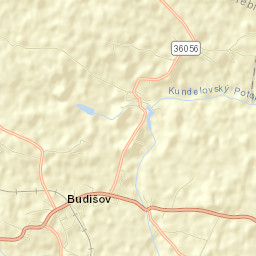 Budišov Street Map