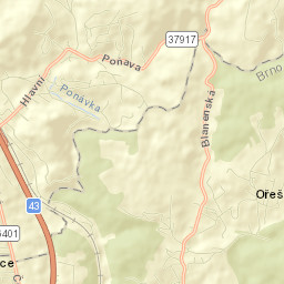 Lelekovice Street Map