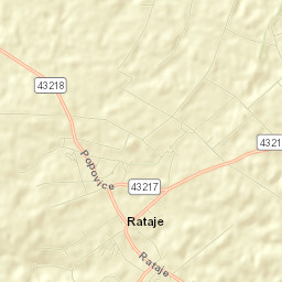Rataje Street Map