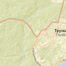 Truskavets’ Street Map