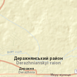 Derazhnya Street Map