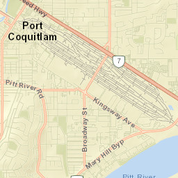 Port Coquitlam Street Map