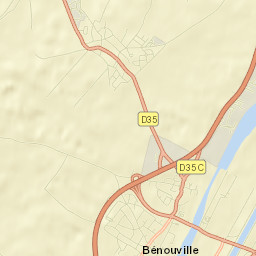 Bénouville Street Map