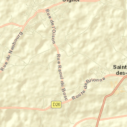 Le Thuit-Signol Street Map