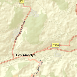 Les Andelys Street Map
