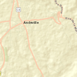 Andeville Street Map