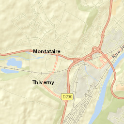 Montataire Street Map