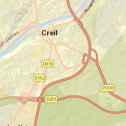 Creil Street Map
