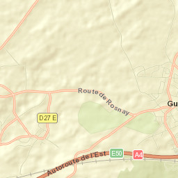 Gueux Street Map