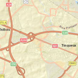Tinqueux Street Map