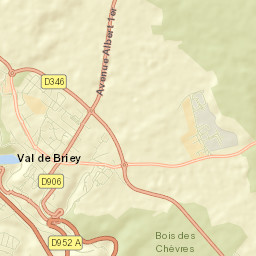 Briey Street Map