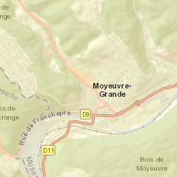 Moyeuvre-Grande Street Map