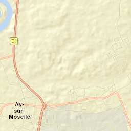 Ay-sur-Moselle Street Map