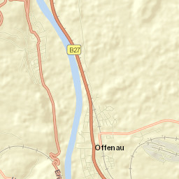 Offenau Street Map
