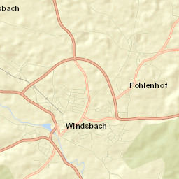 Windsbach Street Map