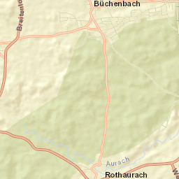 Büchenbach Street Map