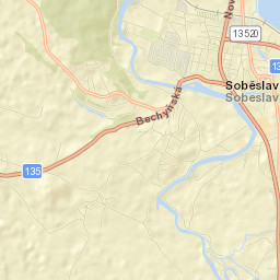 Soběslav Street Map