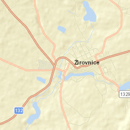 Žirovnice Street Map