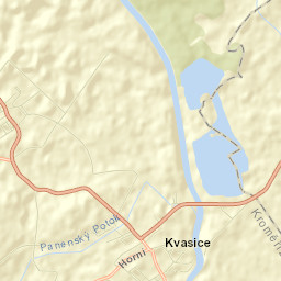 Kvasice Street Map