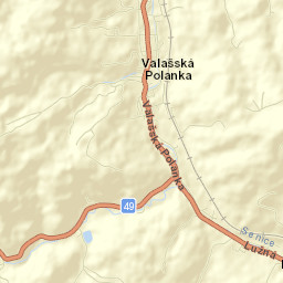 Valašská Polanka Street Map