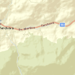 Terchová Street Map