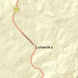 Lutowiska Street Map