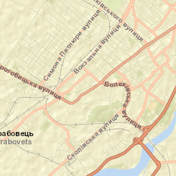 Stryi Street Map