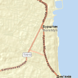 Burshtyns’ka Mis’krada Street Map