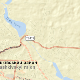 Zhashkiv Street Map