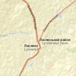 Lysianka Street Map