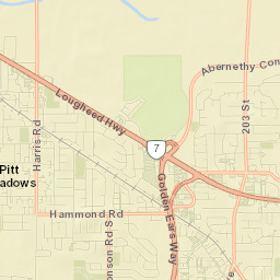 Pitt Meadows Street Map