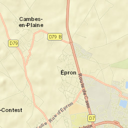 Épron Street Map