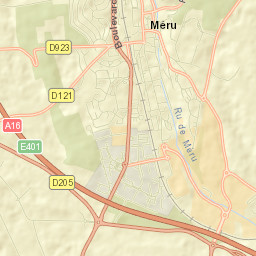 Méru Street Map