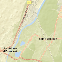 Saint-Maximin Street Map