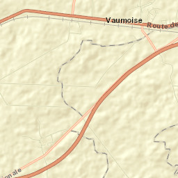 Vaumoise Street Map