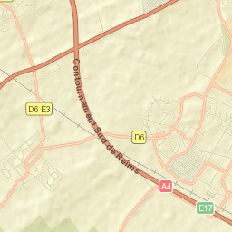 Bezannes Street Map