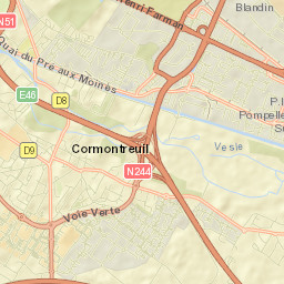 Cormontreuil Street Map