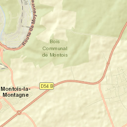 Montois-la-Montagne Street Map