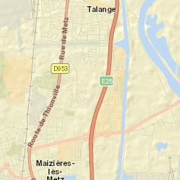 Talange Street Map