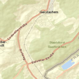 Ludweiler-Warndt Street Map