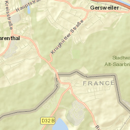 Schœneck Street Map