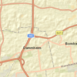 Bornheim Street Map