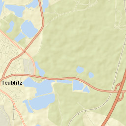Teublitz Street Map