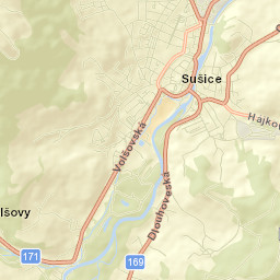 Sušice Street Map