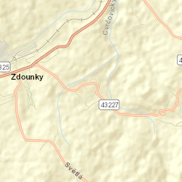 Zdounky Street Map