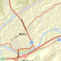 Okres Bytča Street Map