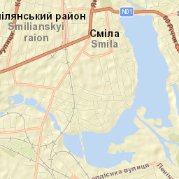 Smila Street Map