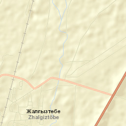 Zhalghyztobe Street Map