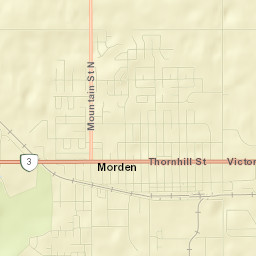 Morden Street Map
